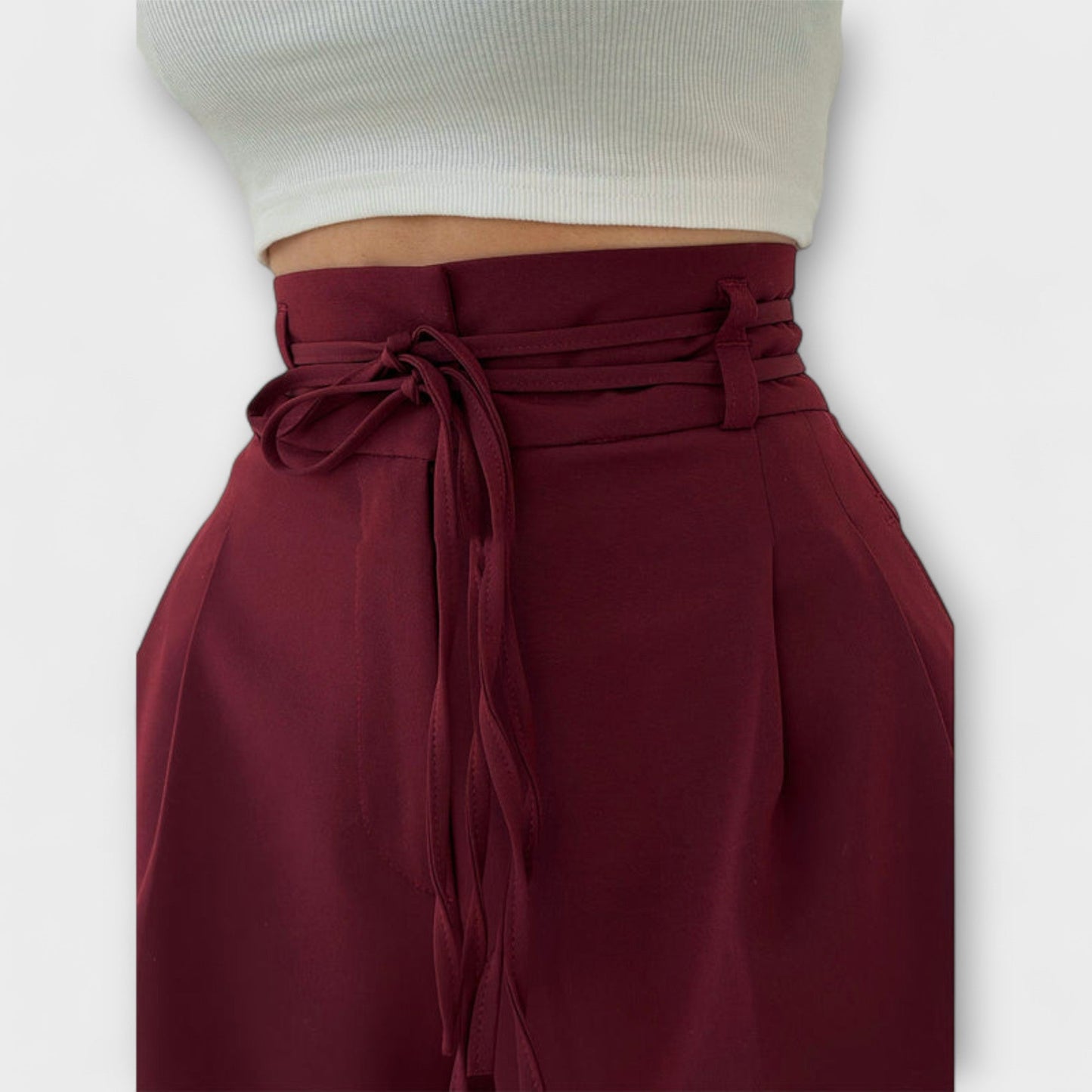 Pantalones de chándal para mujeres con cordón