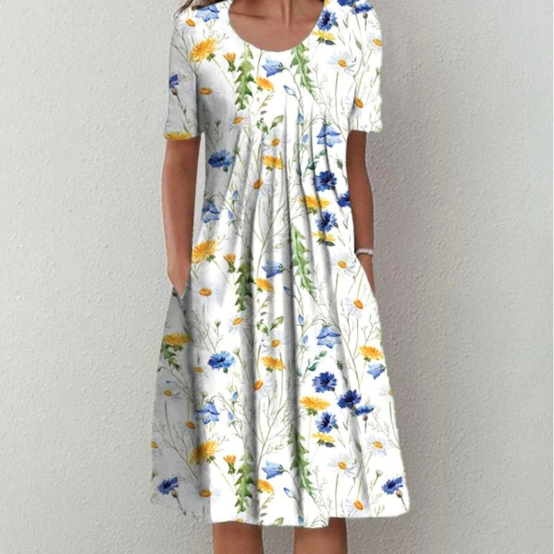 Amalia – Vestido elegante con capas