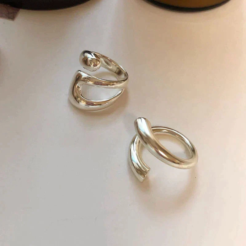 Anillo ajustable de acero inoxidable diseñado