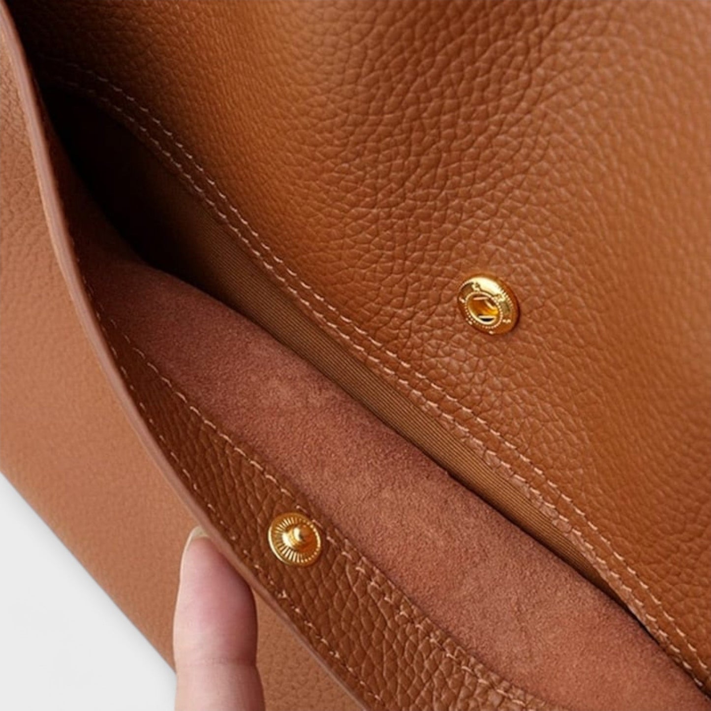 Bolso de cuero hecho a mano Laura - Bolso Tote clásico y cómodo