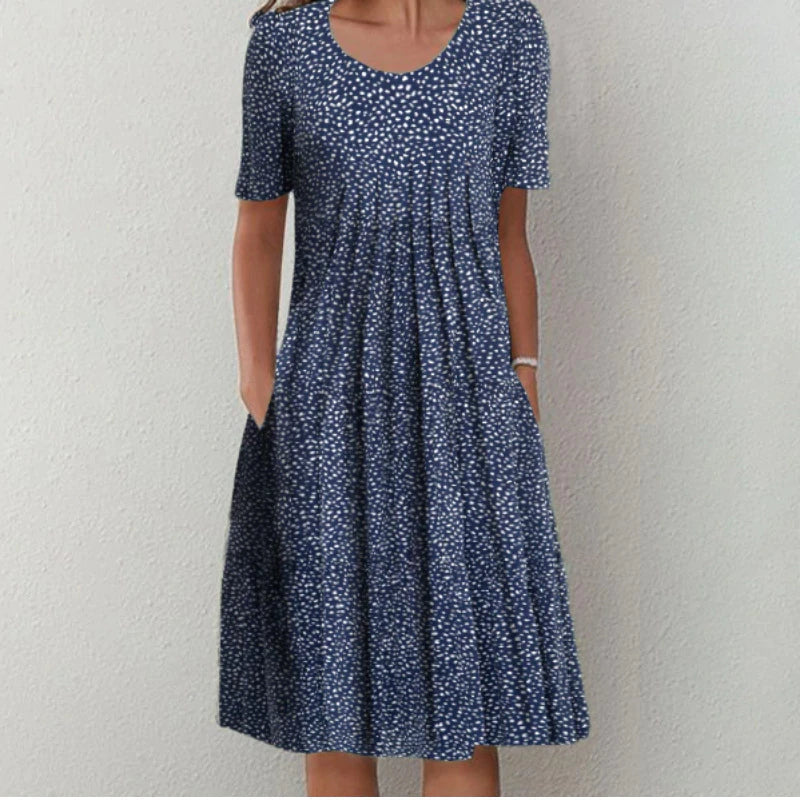 Amalia – Vestido elegante con capas