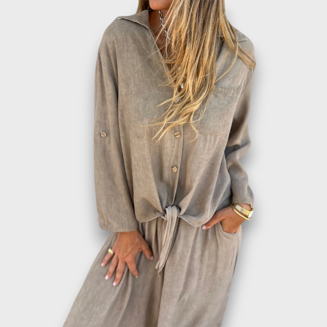 Soran – conjunto con camiseta oversized y pantalones anchos