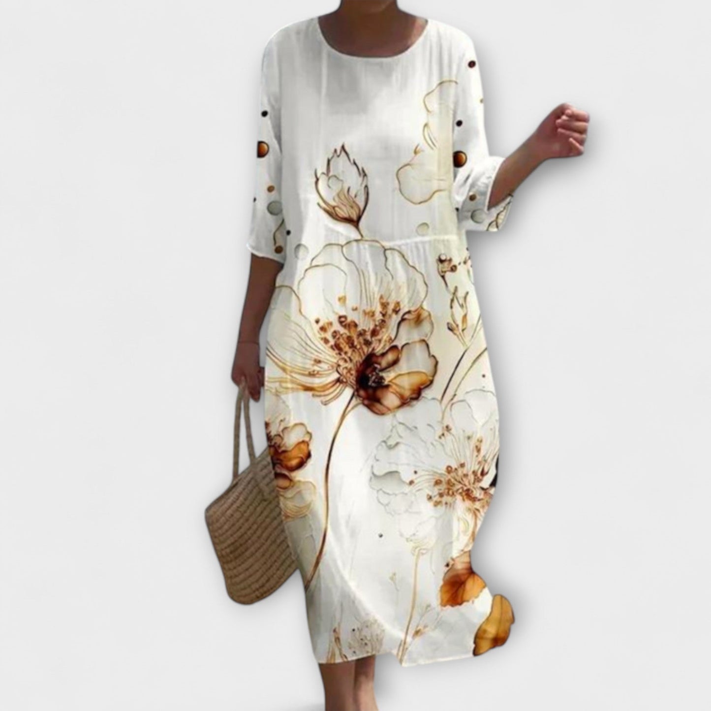 Vestido maxi floral elegante Miranda - Renueva tu armario