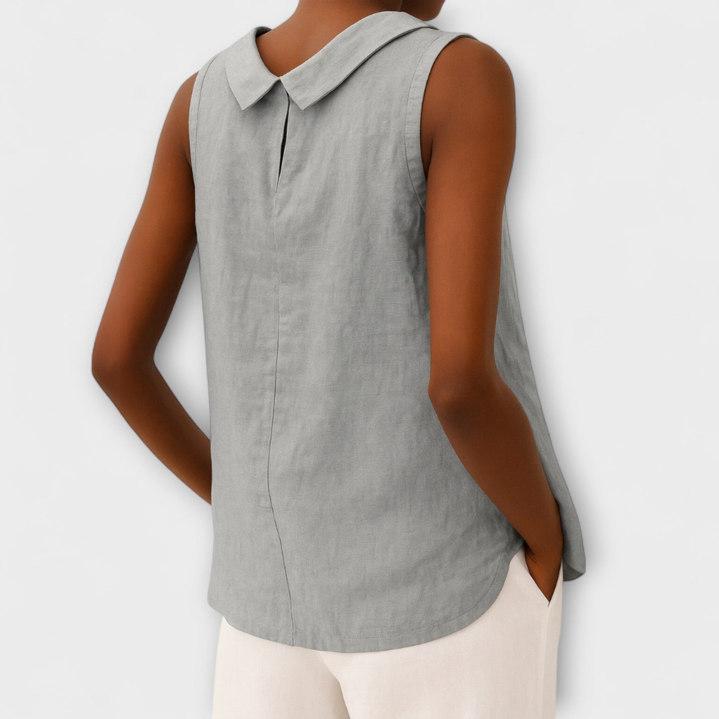 Top de verano elegante sin mangas Briana
