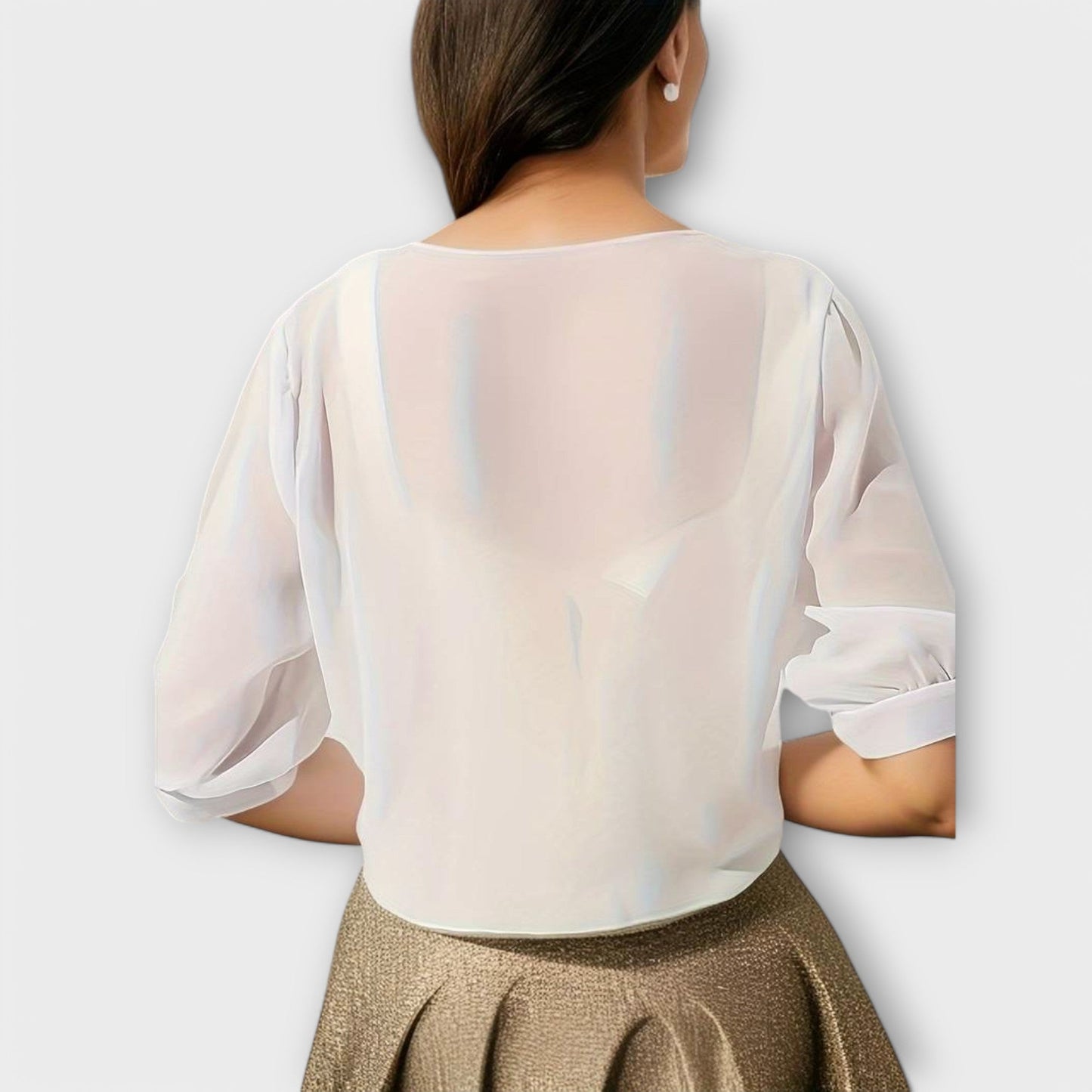 Camisa Olivia con frente abierto - comodidad y elegancia