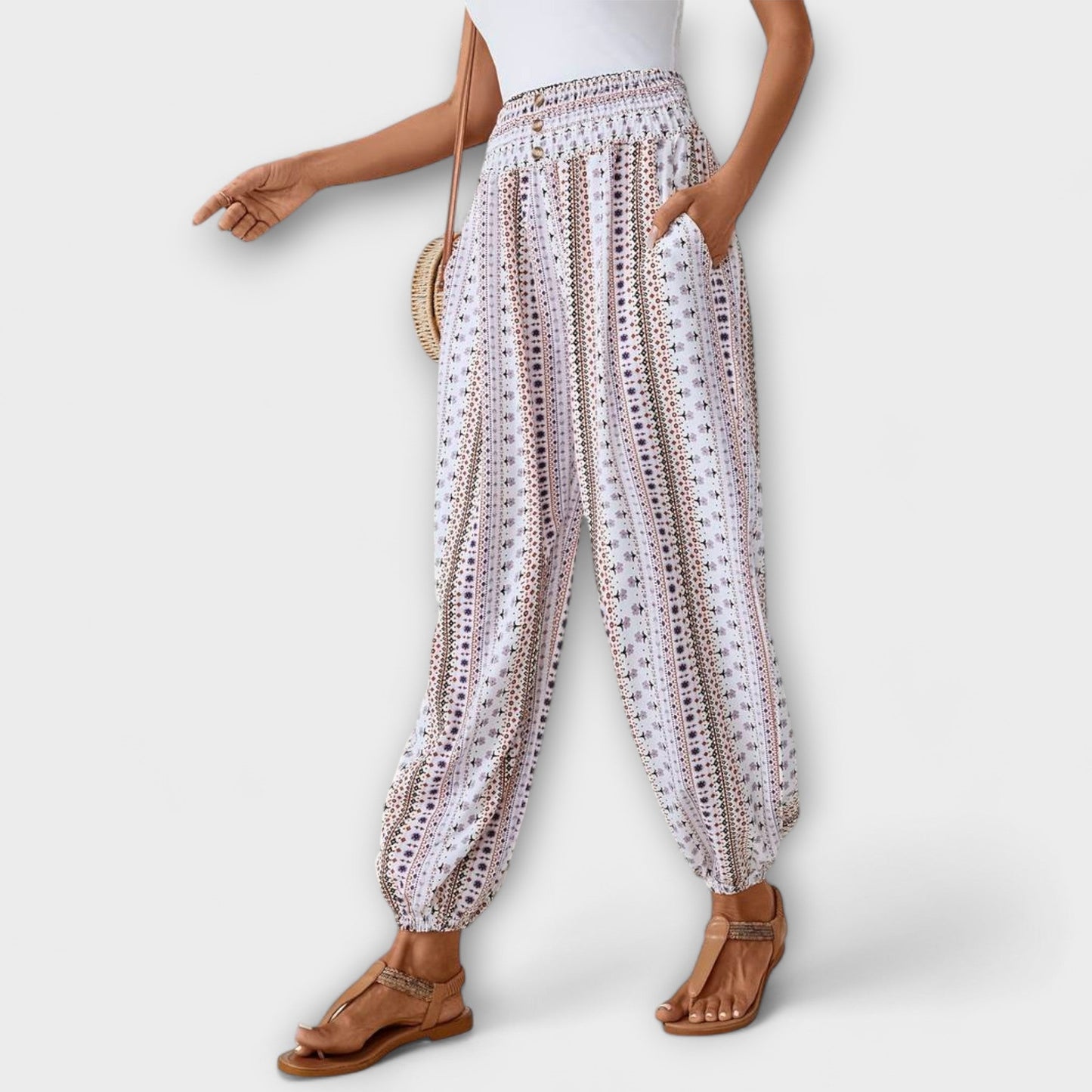 Pantalones etnográficos Scarlet - Comodidad y estilo único