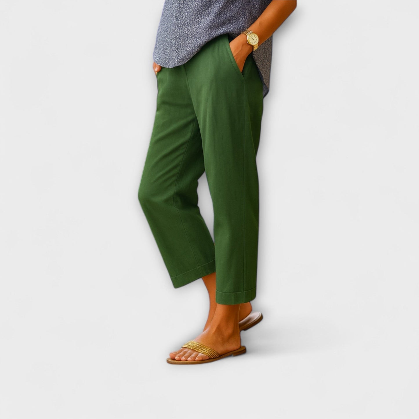 Pantalones ligeros y elegantes de verano