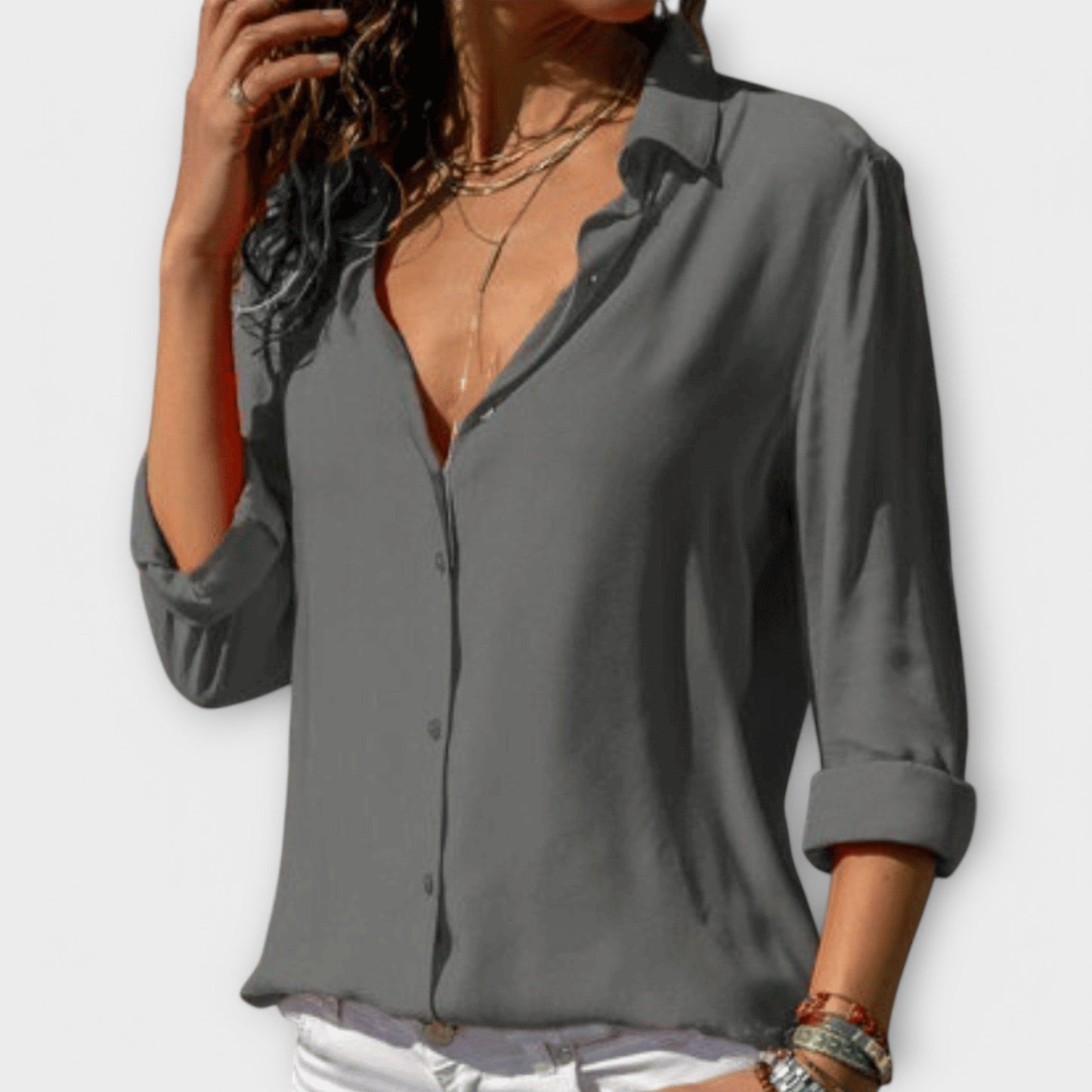 Camisa Mona Elegante Clásica para Máxima Comodidad