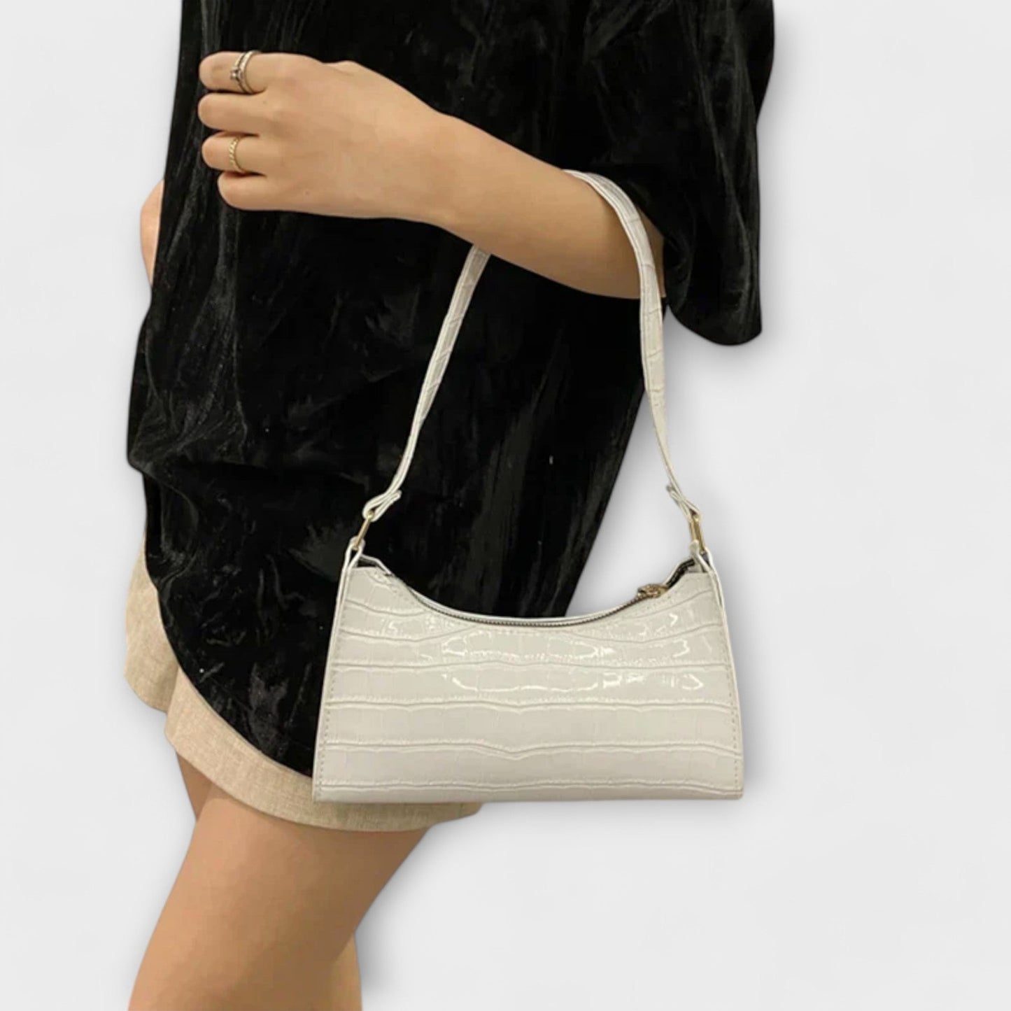 Bolso de cuero brillante Lahora - Estilo y funcionalidad perfecta