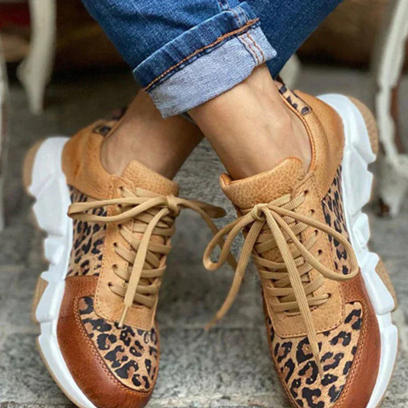 Crisis | Zapatillas de leopardo cómodas