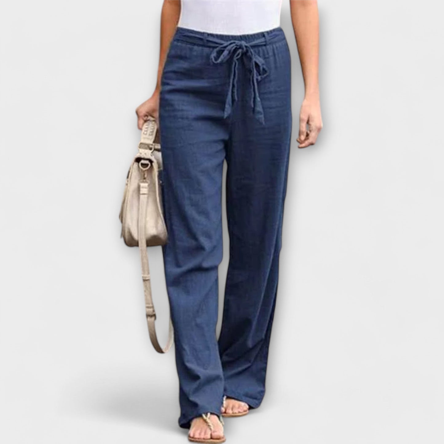Pantalones de lino ligeros de Lauren - Comodidad y elegancia