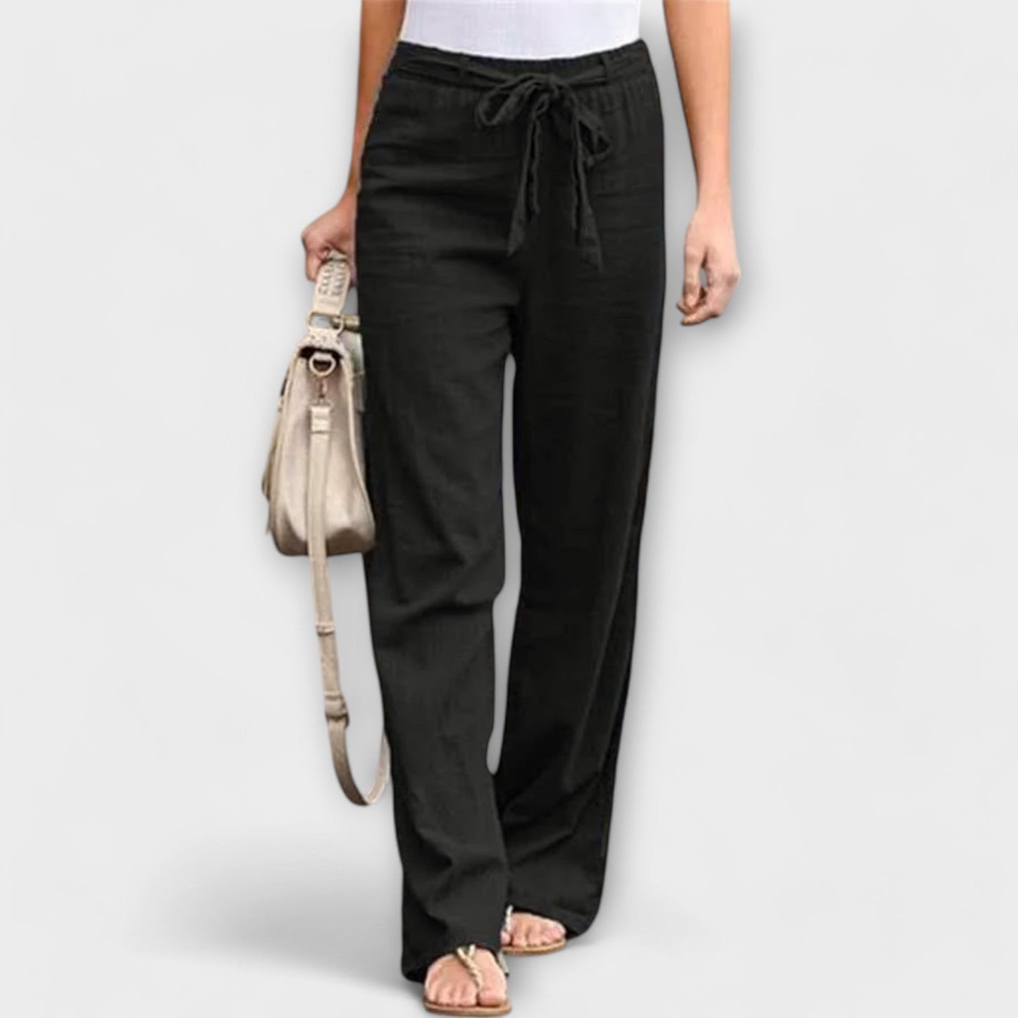 Pantalones de lino ligeros de Lauren - Comodidad y elegancia
