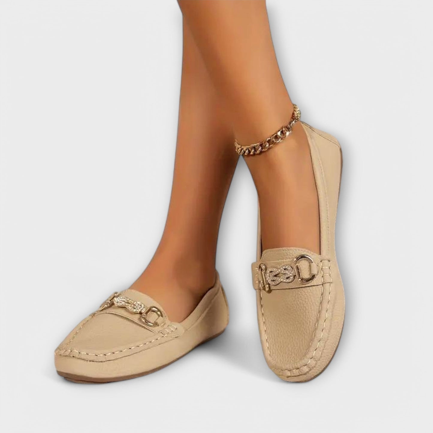 Mocasines clásicos de cuero para hombres