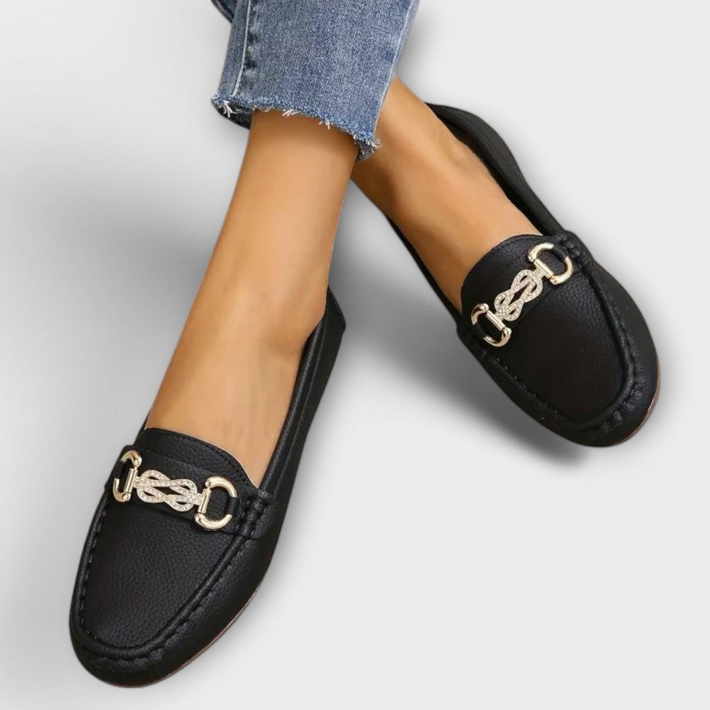 Mocasines clásicos de cuero para hombres