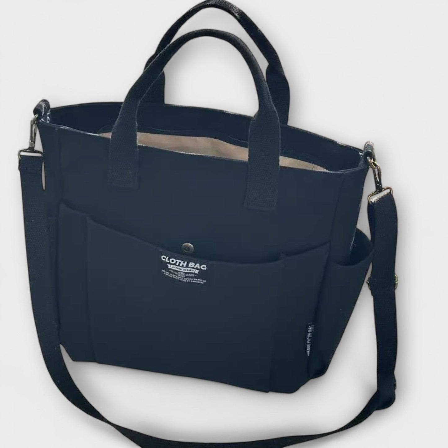 Bolso de lienzo minimalista multifuncional