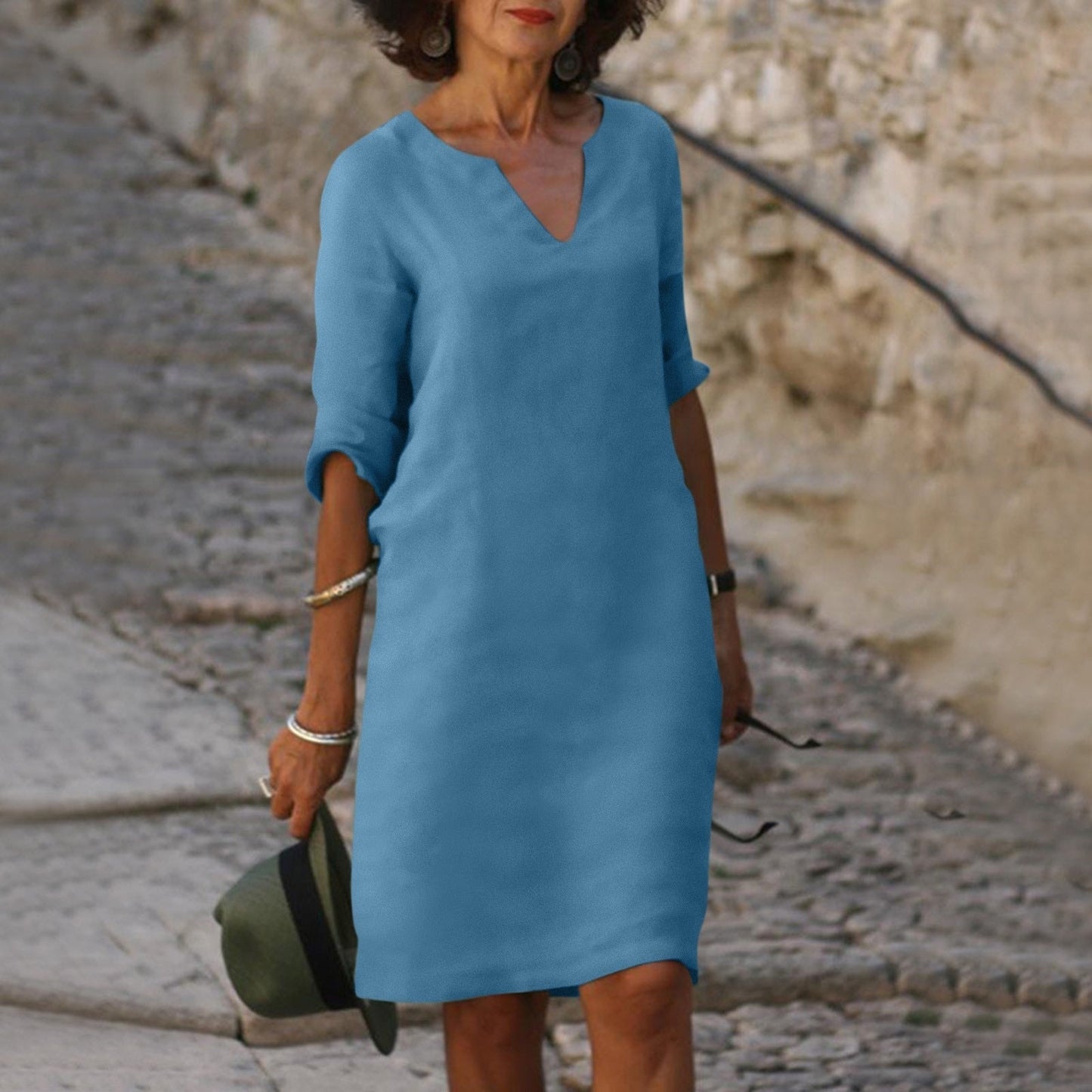 Isabela - Vestido de verano con cobertura de barriga