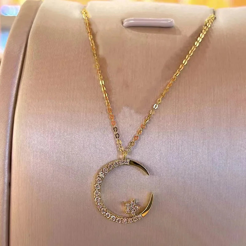 Celest | Collar con colgante de estrella de circonita
