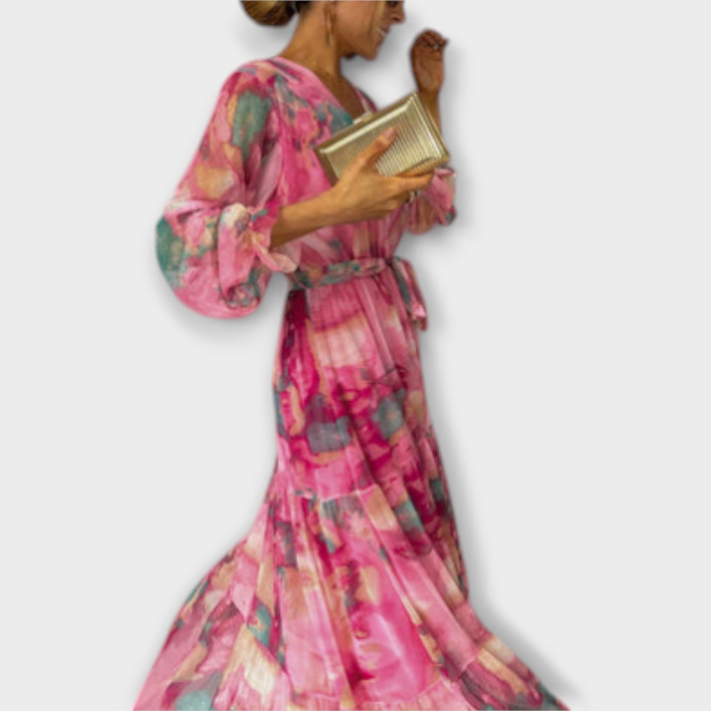 Vestido Maxi Acuarela Soñado - Abuline