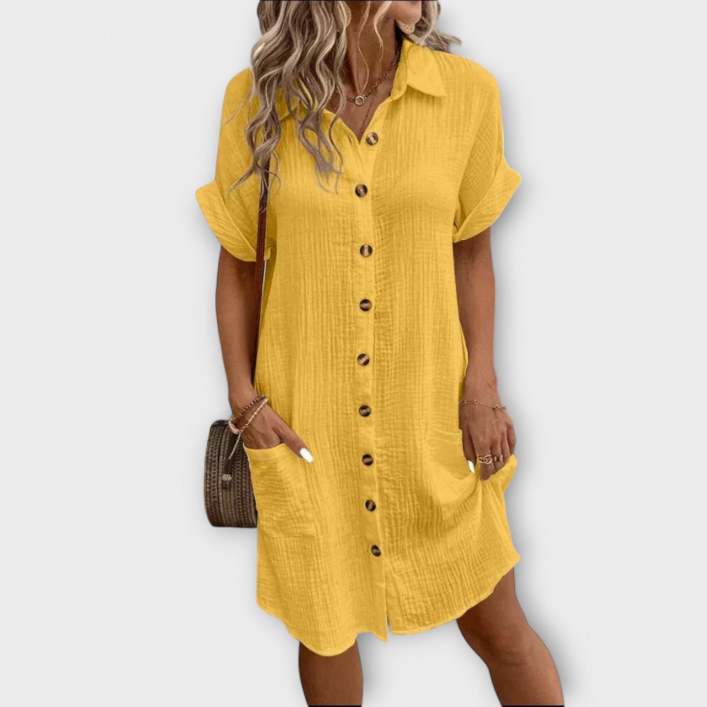 Vestido polo clásico para comodidad diaria