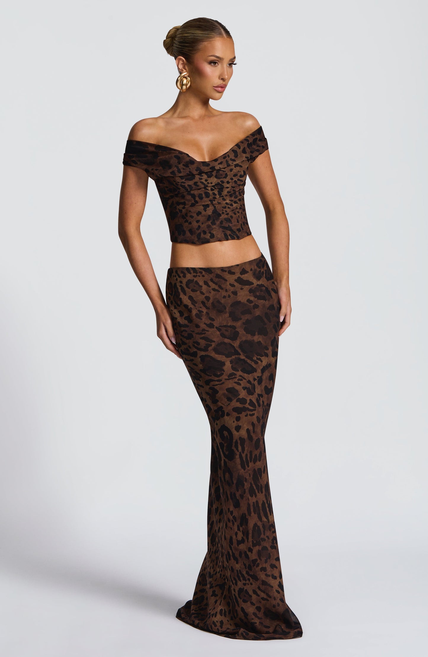 Camiseta Chrysoula - estampado de leopardo