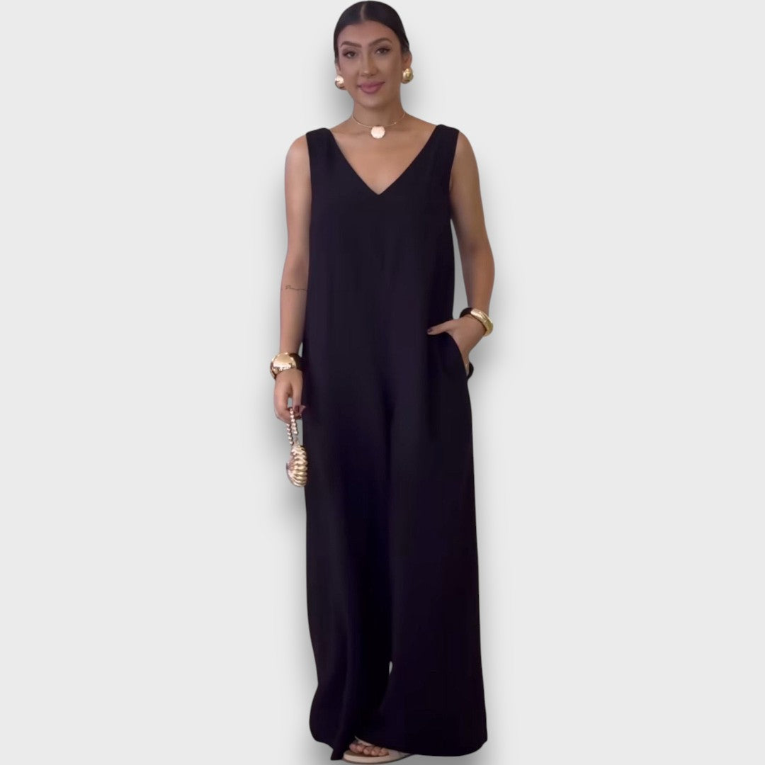 Aubryn – Mono con cuello en V