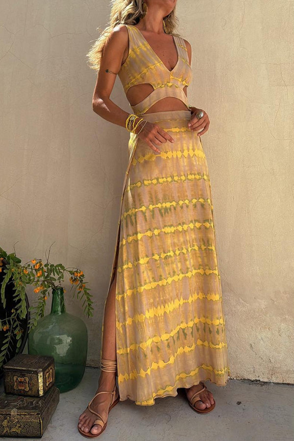 Bianca - Vestido cut-out con escote profundo