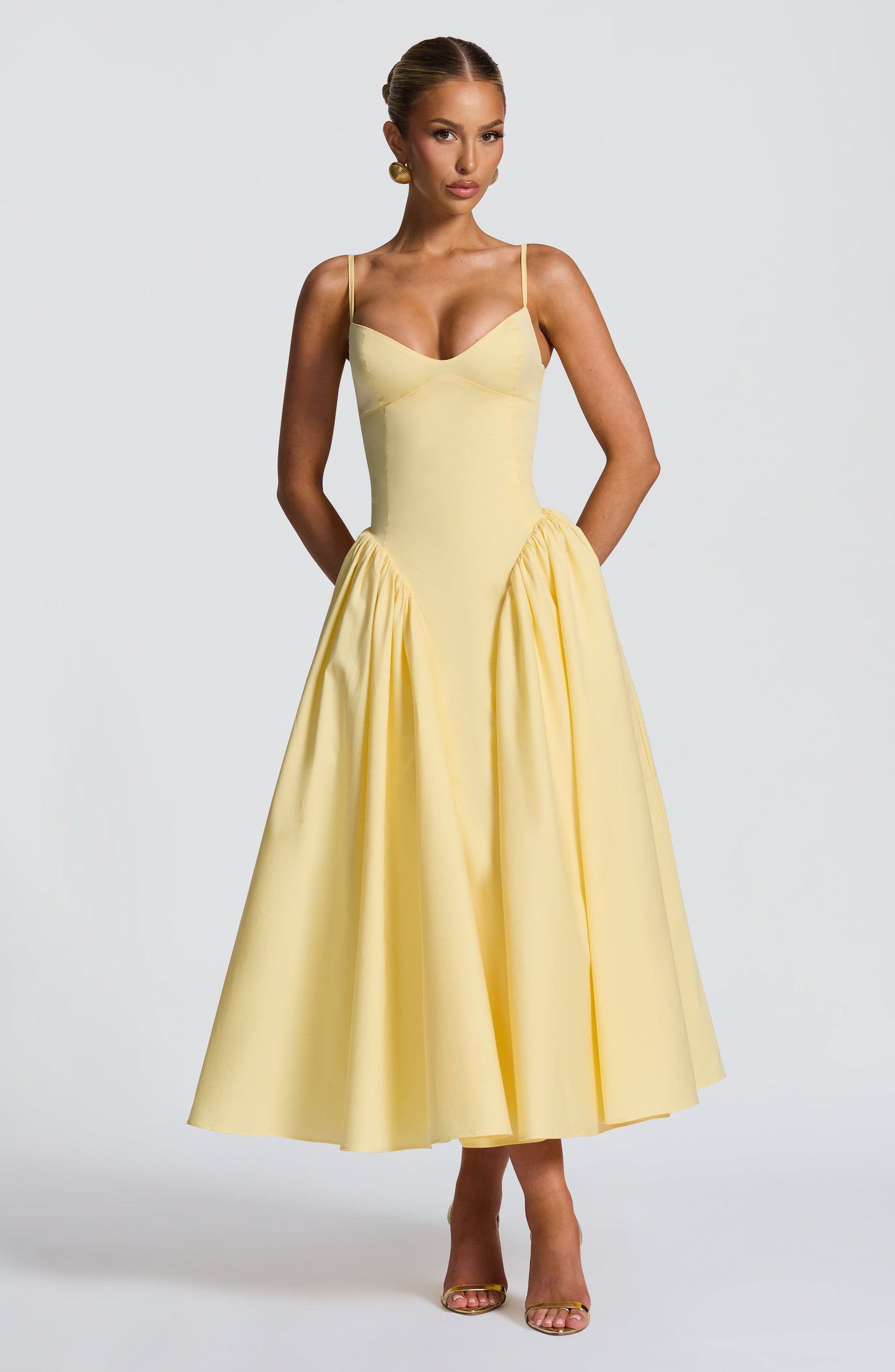 Vestidos midi Emerson - Limón