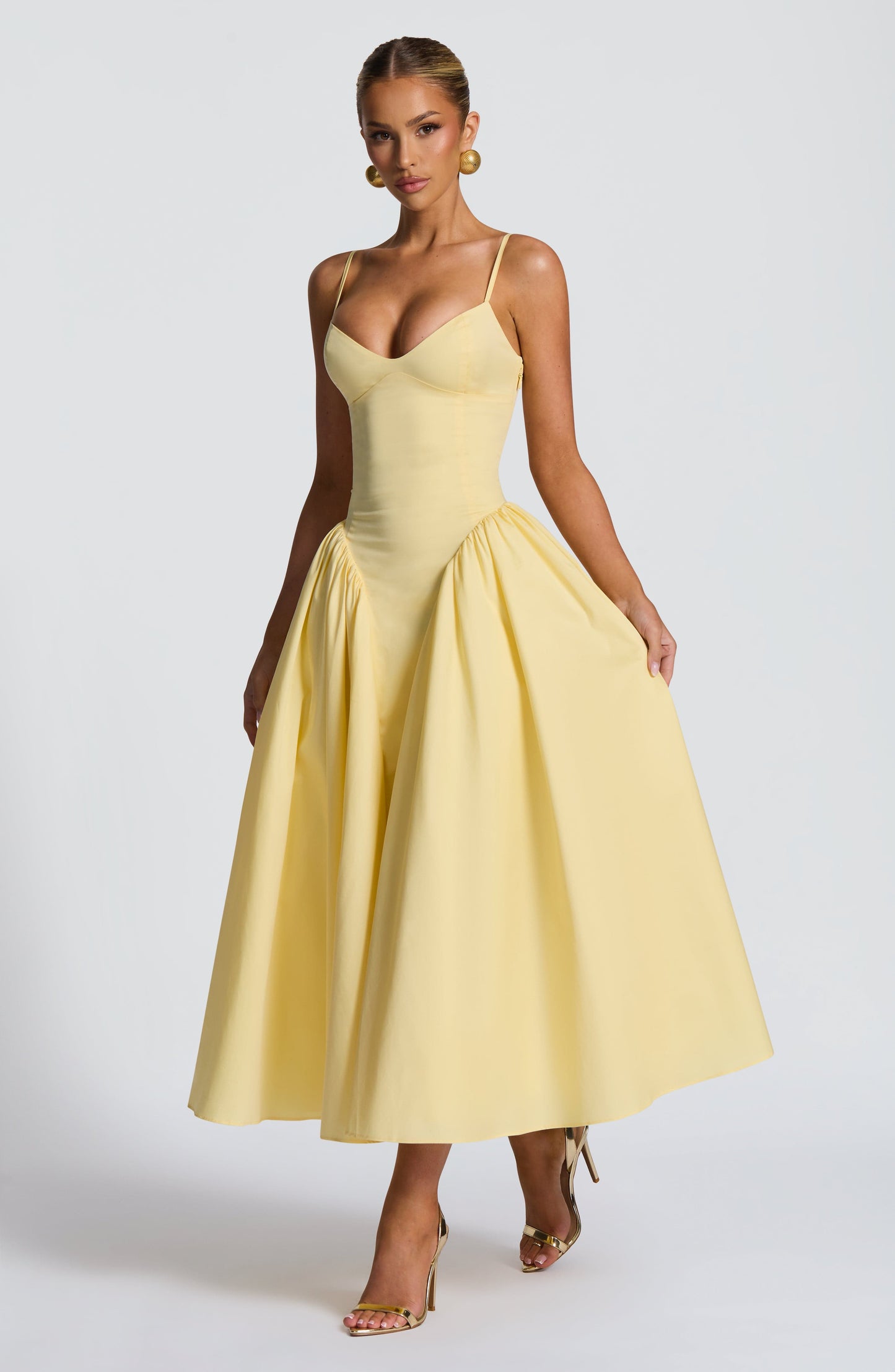 Vestidos midi Emerson - Limón