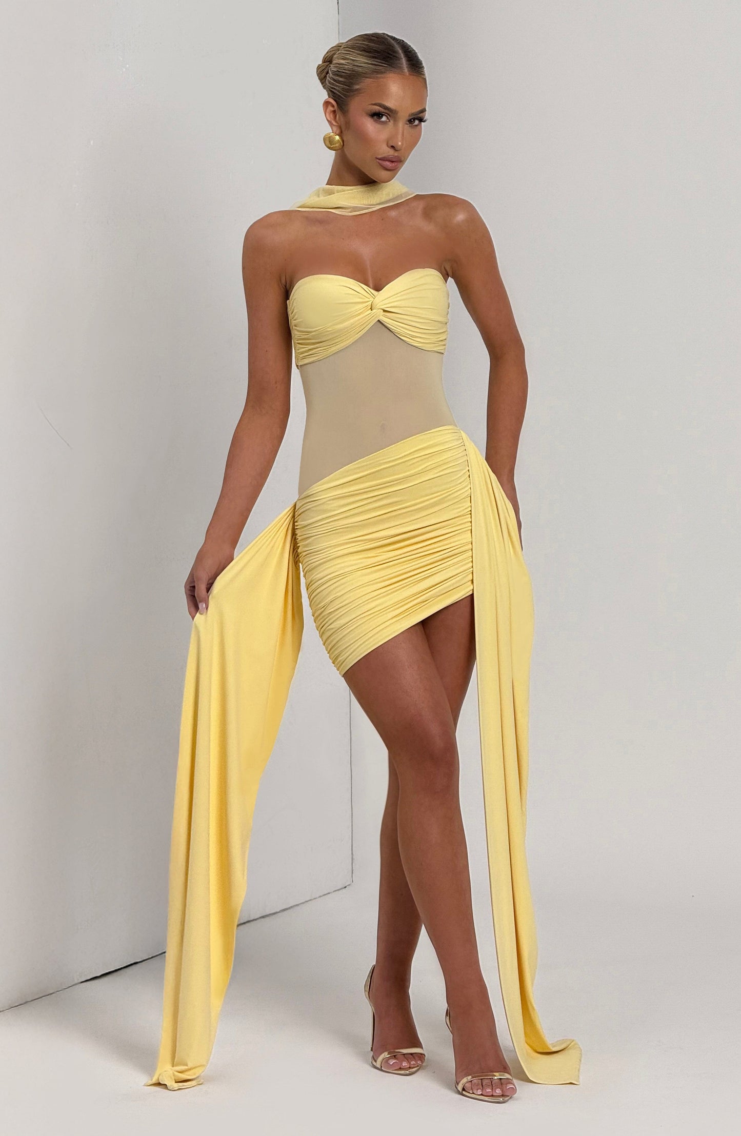 Vestido Fiora - Limón