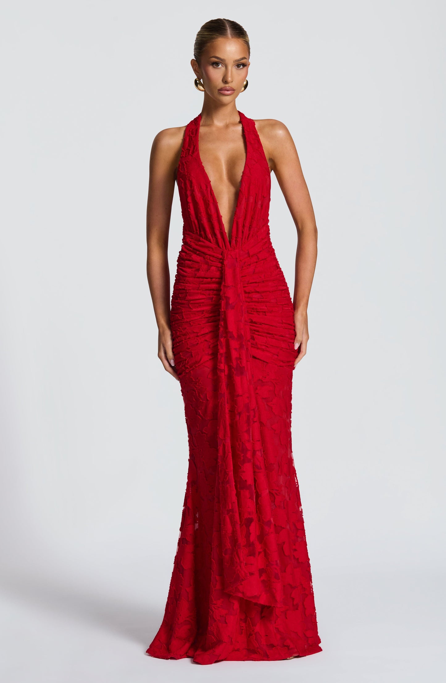 Vestido Maxi Gwenver - Rojo