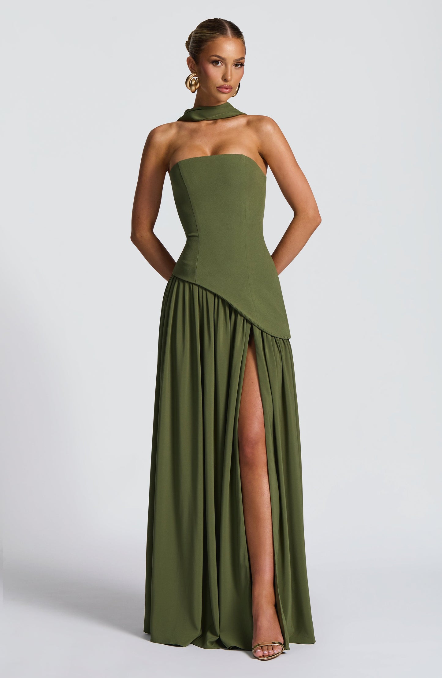 Vestidos Maxi Malía - Caqui