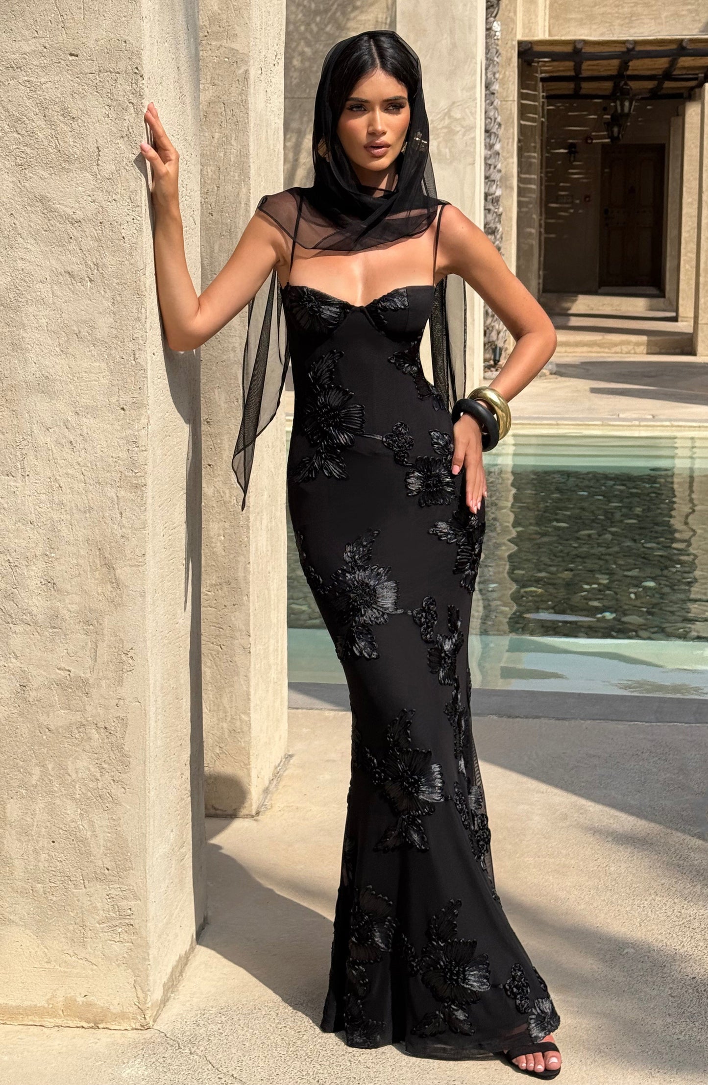 Vestidos Maxi Nefertiti - Negro