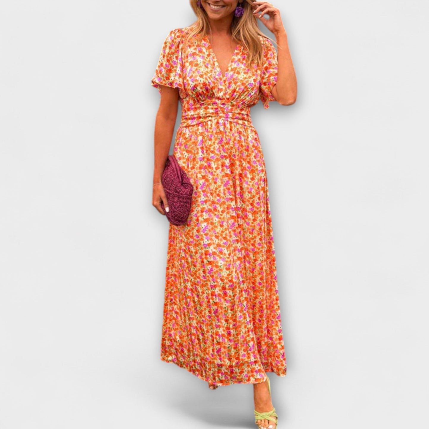 Vestidos clásicos con escote en V