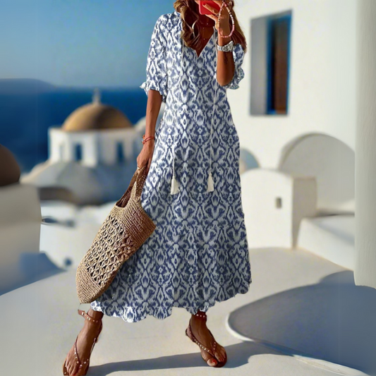 Sofi™ – Vestido de verano bohemio con cobertura para el abdomen