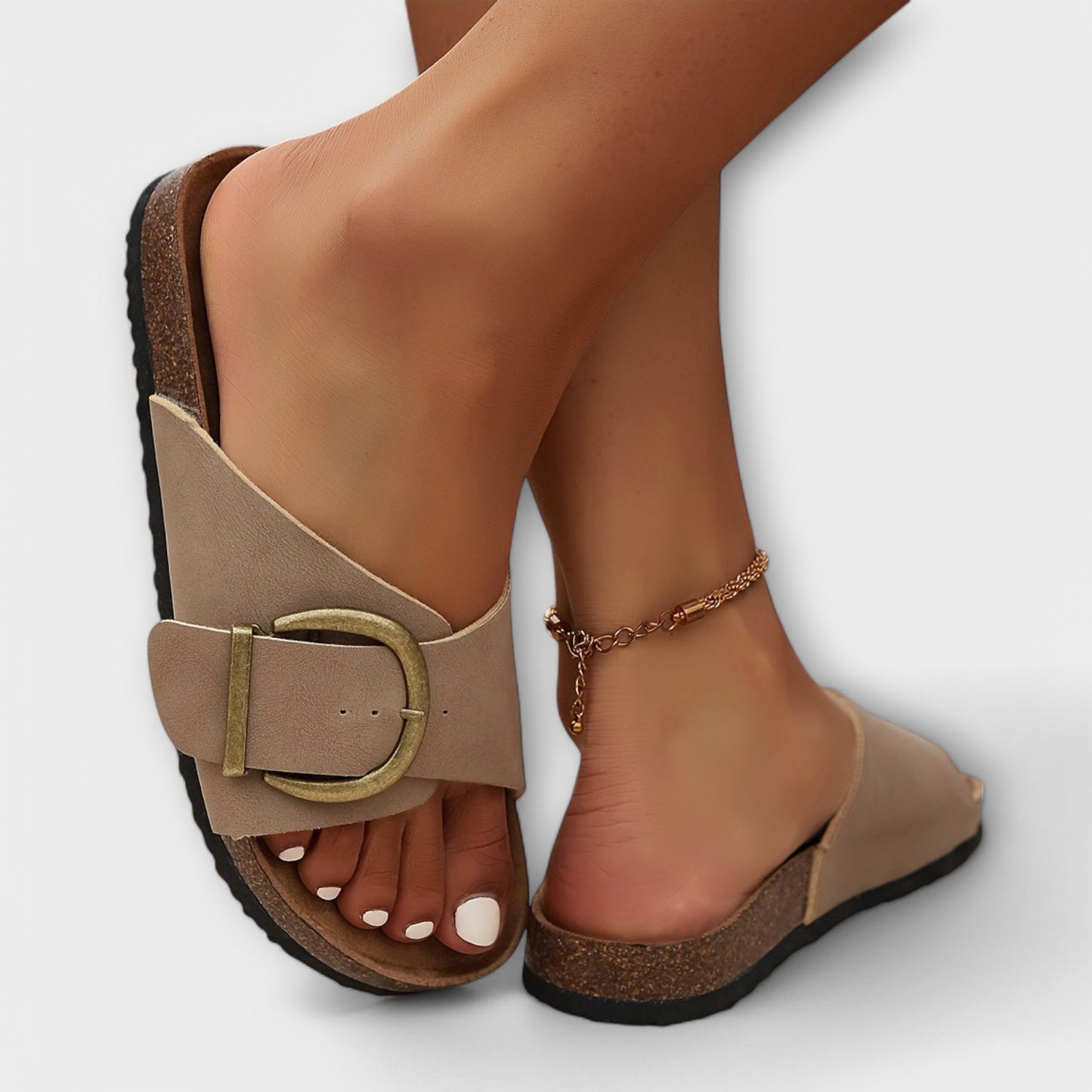 Chanclas de verano para mujeres con correas ajustables