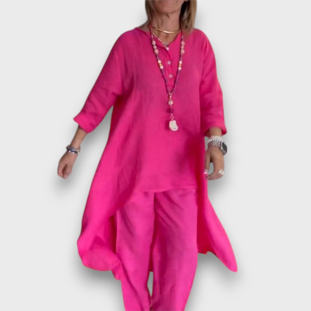 Mirala – Conjunto de verano con un toque asimétrico