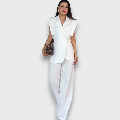 Olanda – Conjunto con blazer oversize y pantalones anchos