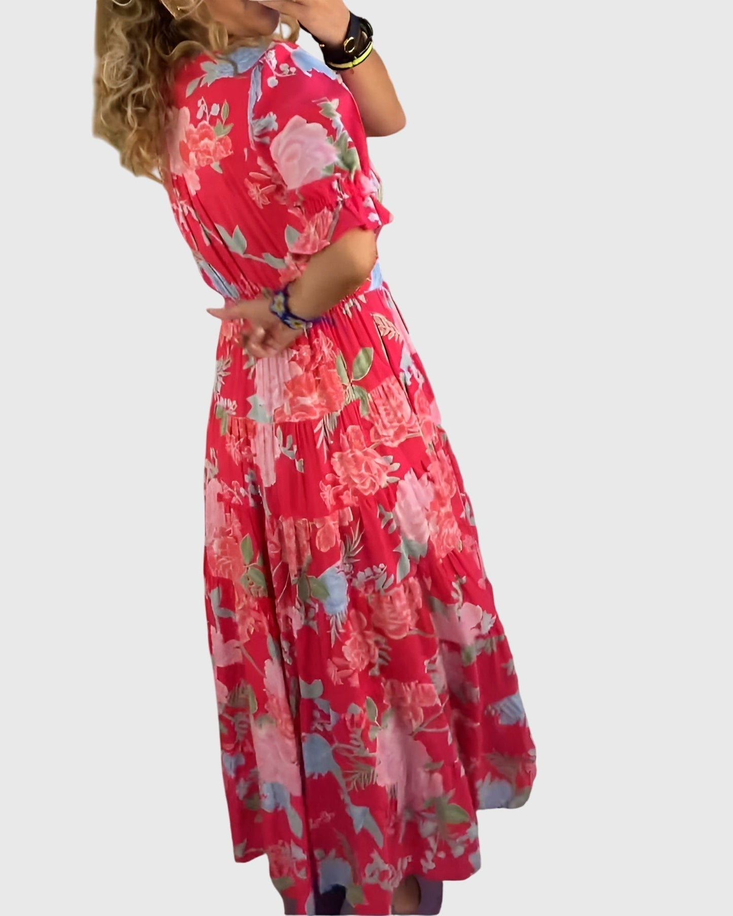 Dors | Vestido de flores de verano con Elegancia Práctica