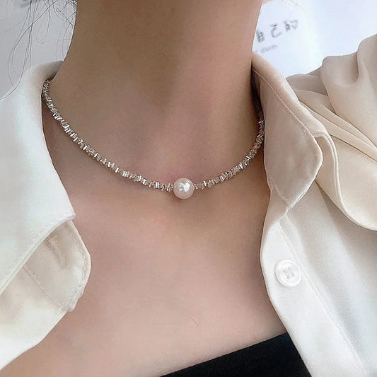 Pulsera de perlas elegante