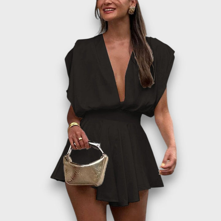 Airyán – Pantalones cortos elegantes con cuello en V