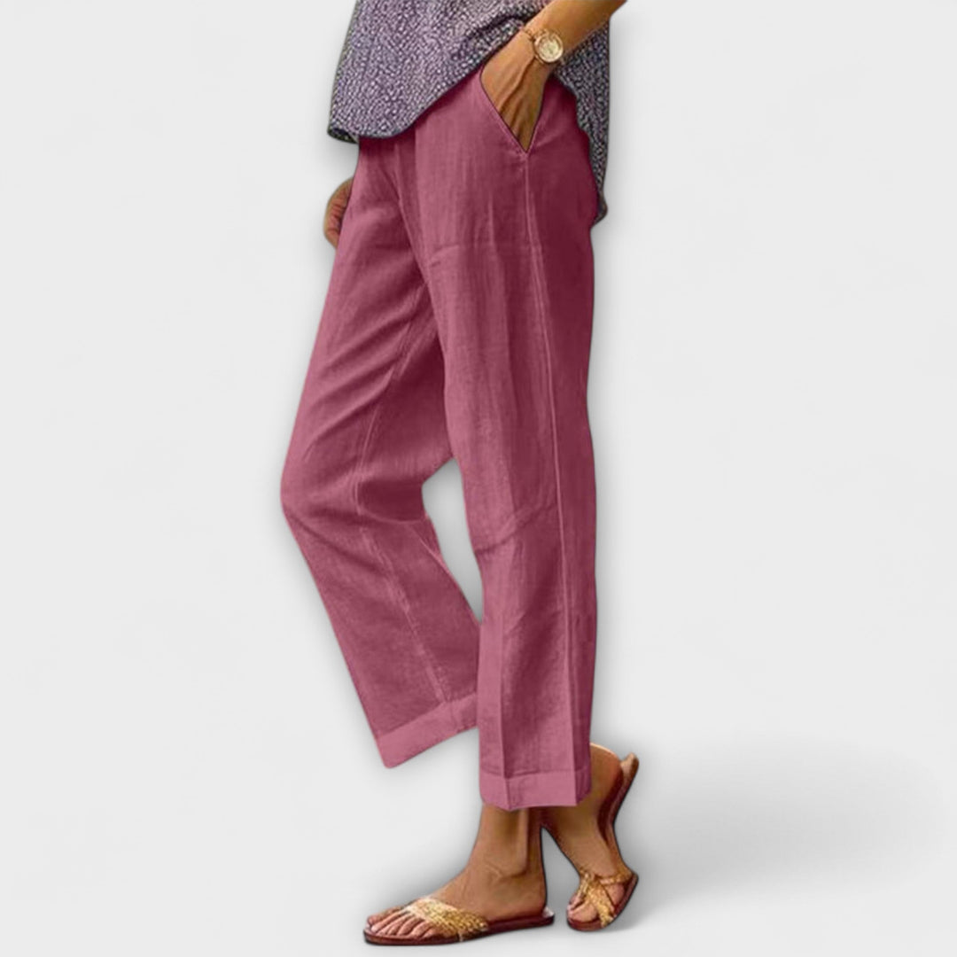 Pantalones ligeros y elegantes de verano