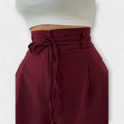 Pantalones de chándal para mujeres con cordón