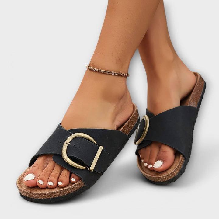 Chanclas de verano para mujeres con correas ajustables