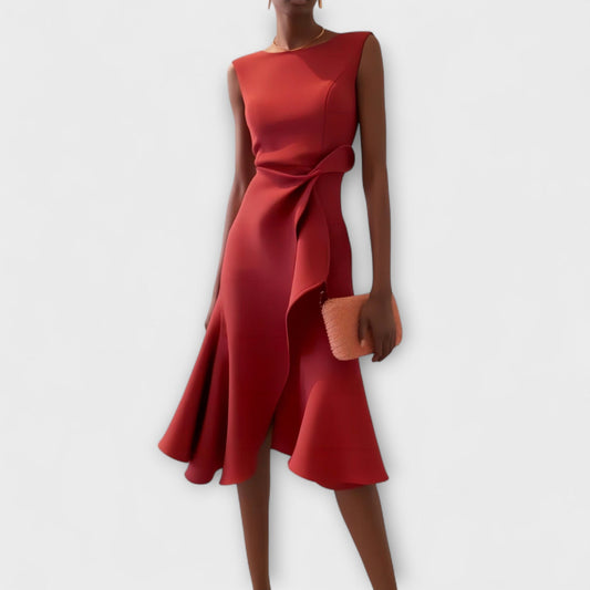 Juliet™ – Vestido mini asimétrico con pliegues