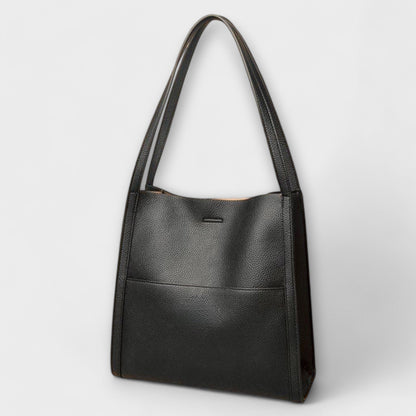 Bolso de cuero hecho a mano Laura - Bolso Tote clásico y cómodo