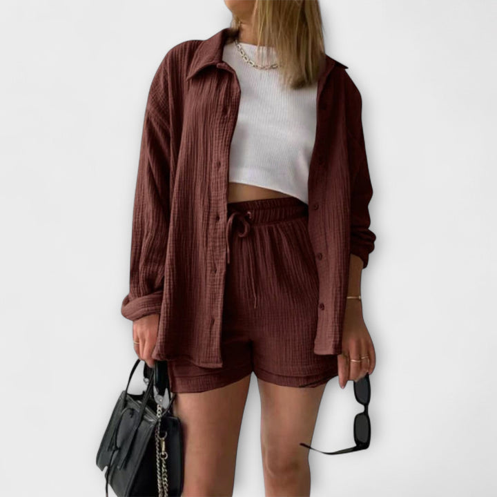 Johanna - Conjunto cómodo de 2 piezas