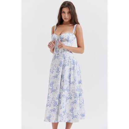 Vestido midi con bolsillos - Kiyona