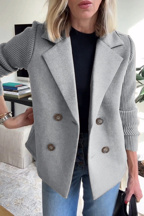 Jaz | Blazer de Manga de Punto Chic