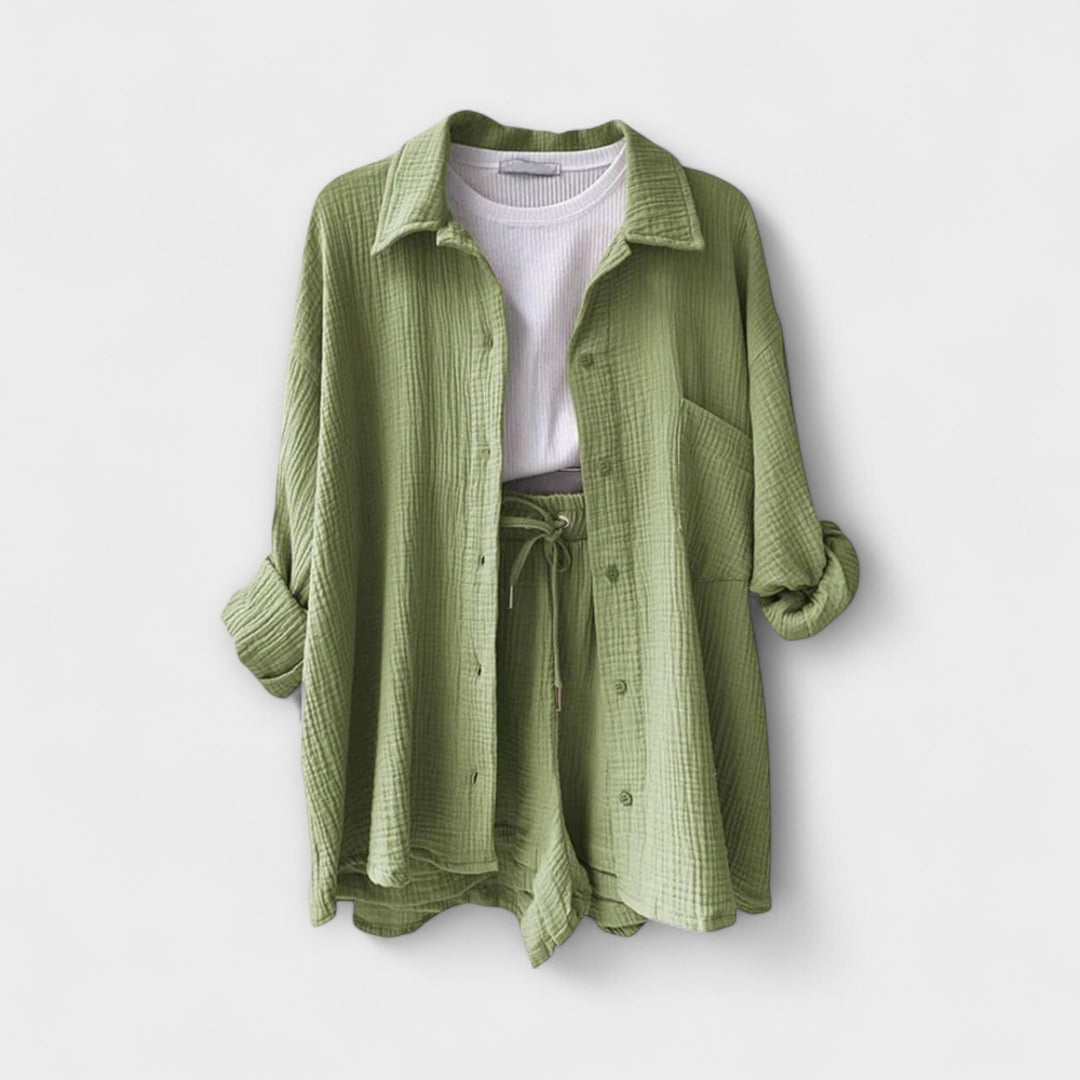 Johanna - Conjunto cómodo de 2 piezas