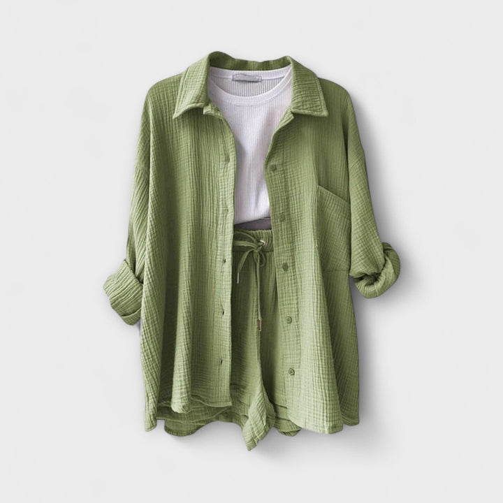 Johanna - Conjunto cómodo de 2 piezas